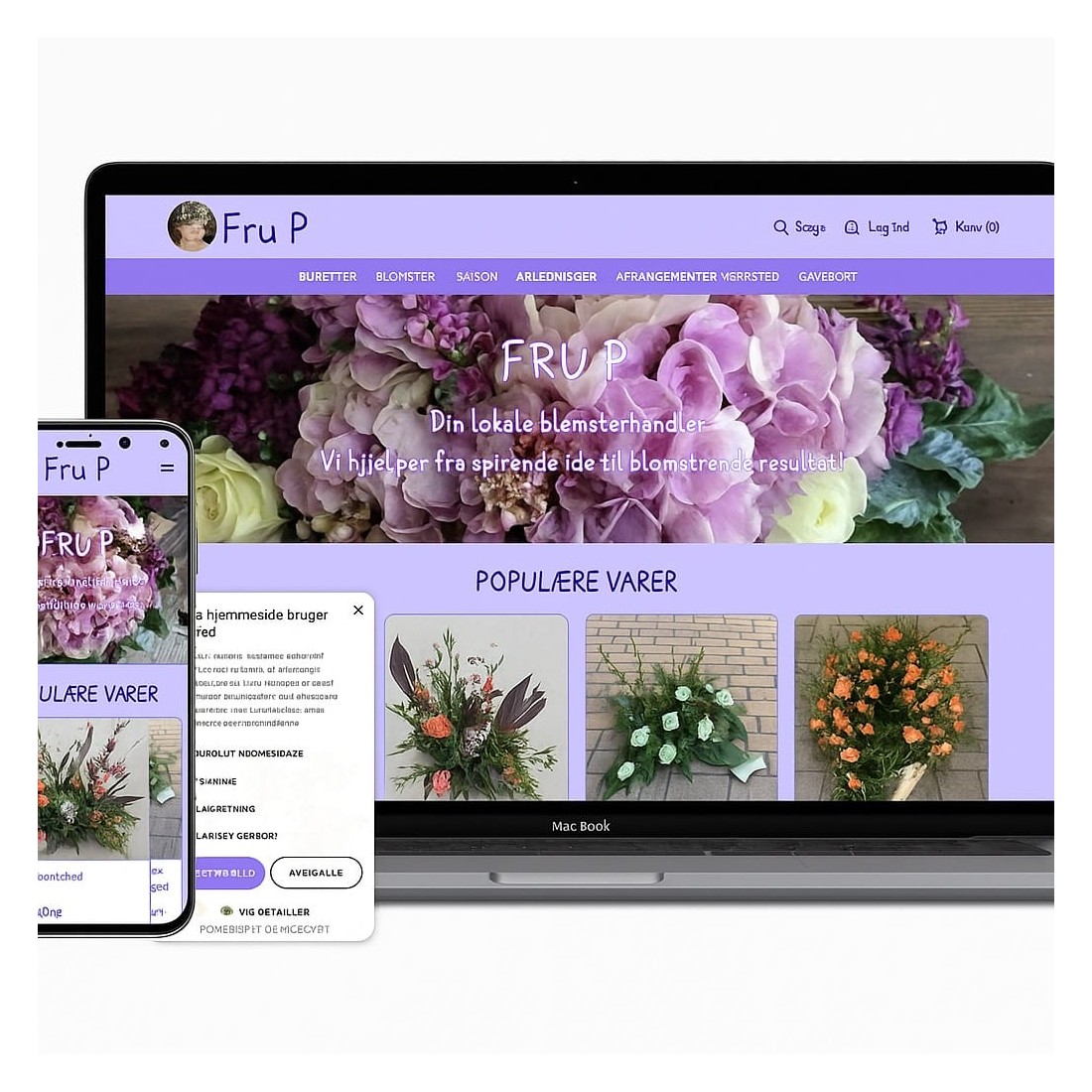 Fru P Blomster